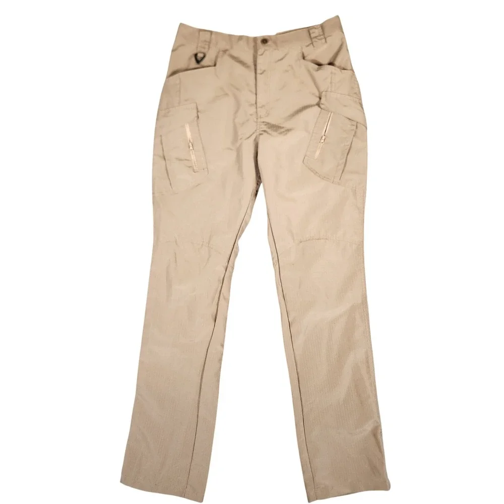 Tactical Series Cargo Pants Mens XL Tan Khaki Excellent Ripstop Outdoor Utility